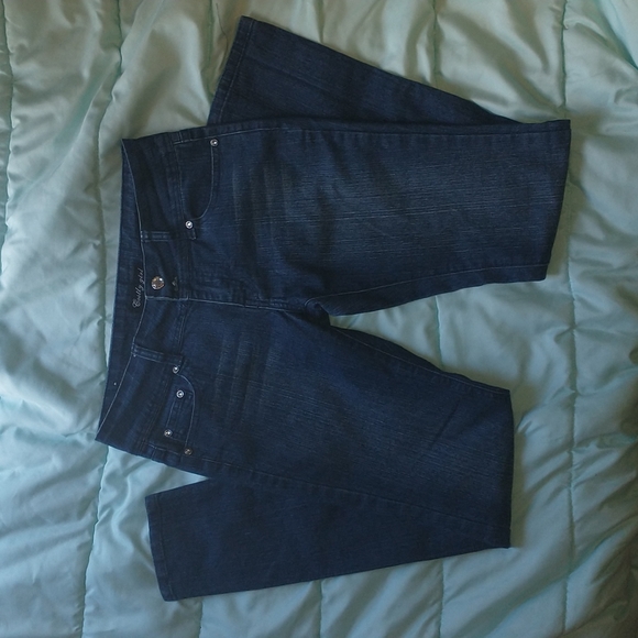 Costly girl size 11 blingy jeans with animal print! - Picture 2 of 6